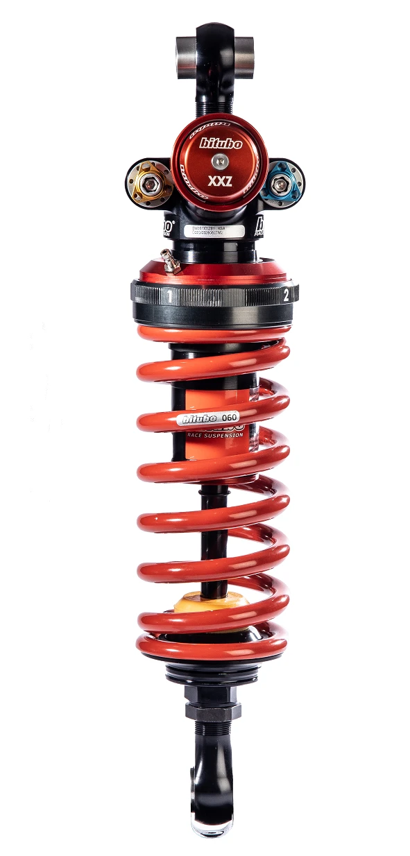 Monoshock BITUBO Monoshocks adjustable:pneum.preload, 2rebound, 2compression