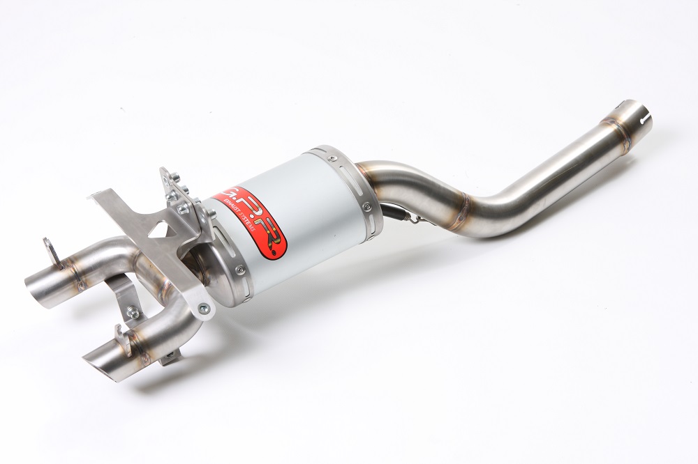 Slip-on exhaust GPR GHOST Y.146.TO Brushed Titanium