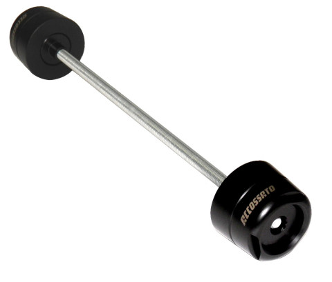 Front fork protection ACCOSSATO PF035 aluminium and plastic material Crni